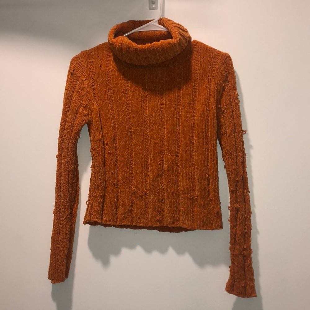 Vintage Orange Sweater Scooby Doo Velma vibes
